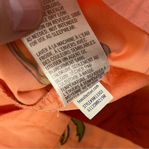 Tea Collection Smocked Palm Tree Print Summer Dress Girls 6 - Picture 8 of 8